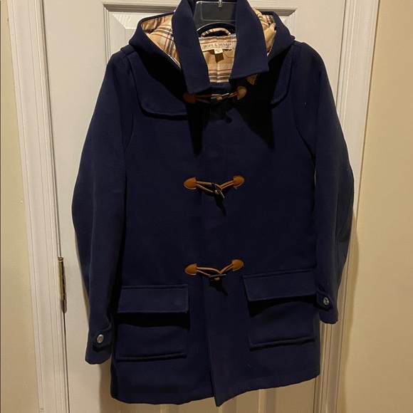 Hope & Henry Unisex Toggle Duffle Coat in Navy size XL - Picture 1 of 12
